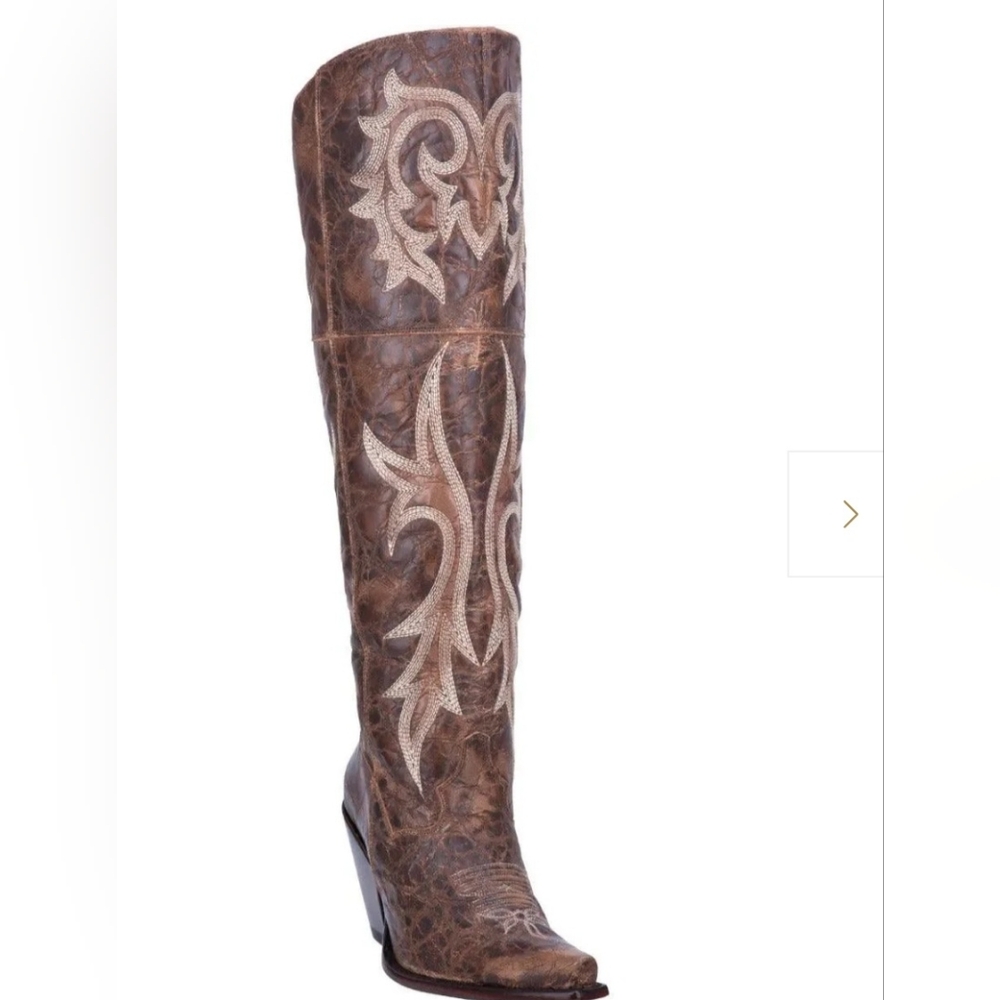 Dan Post "Jilted " womens distressed cowboy boots sz 8.5